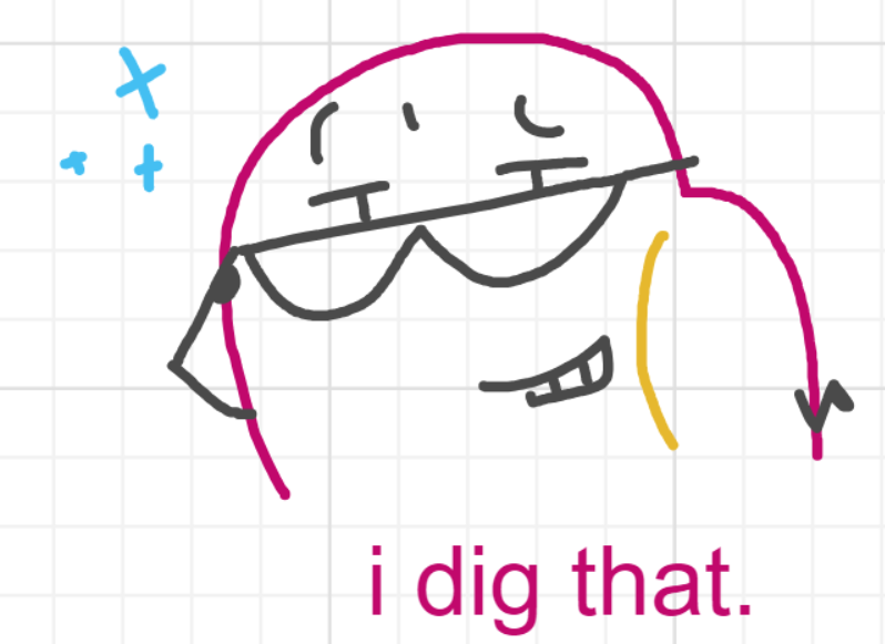 A panel from Running Duos, episode four of the Board Boards object show by Furretwalk/WalkingFurret.